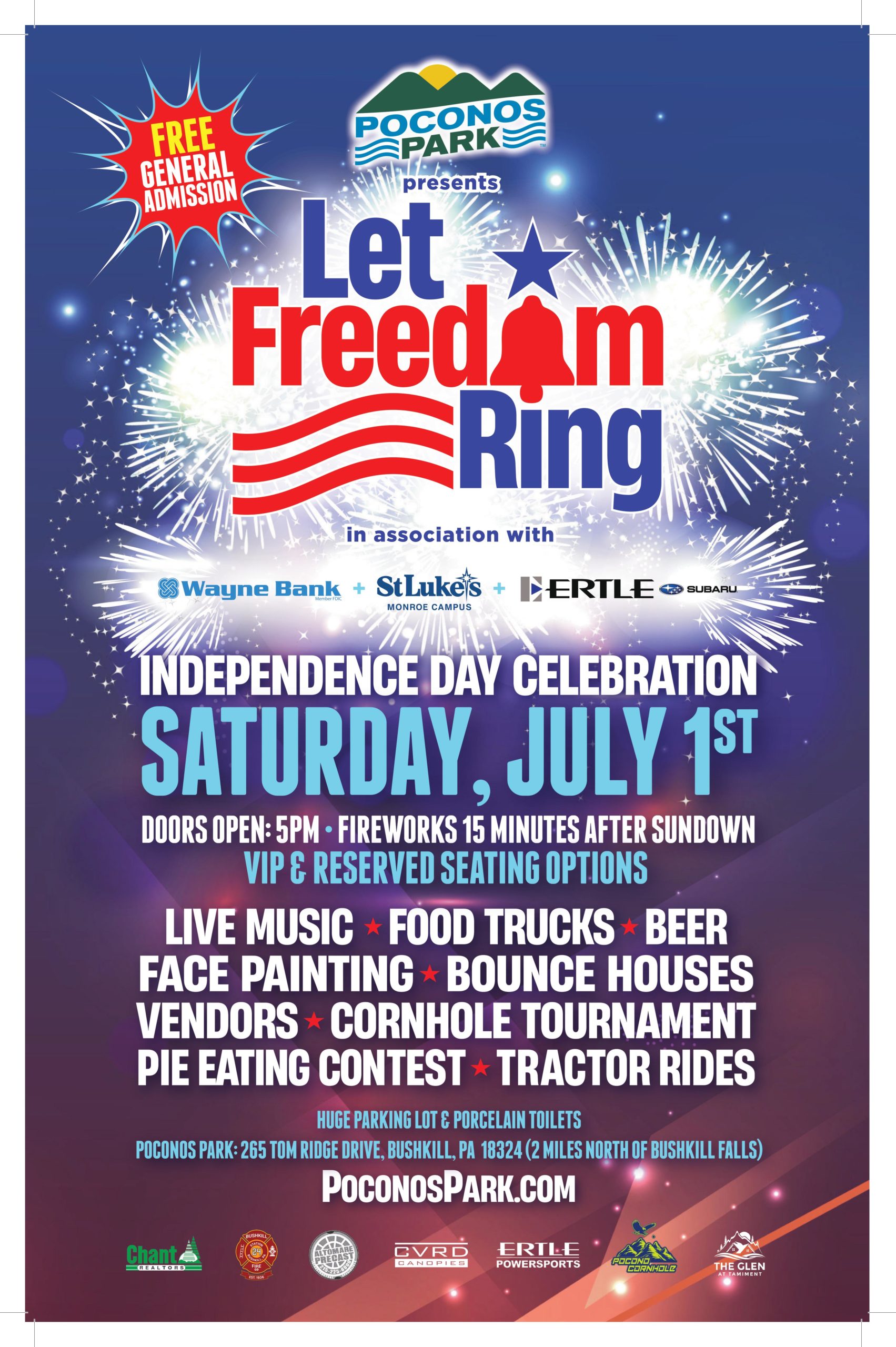 Coming Soon Poconos Park Concerts